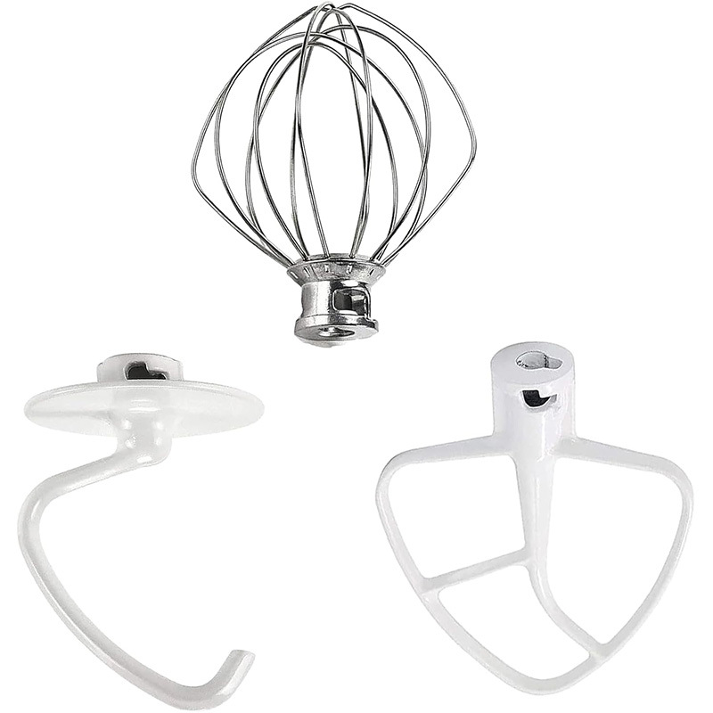 Kitchenaid Elsoon Zubehörset Für Küchenmaschinen, K45dh Knethaken, K45b Flachrührer, K45ww Schneebesen, Set