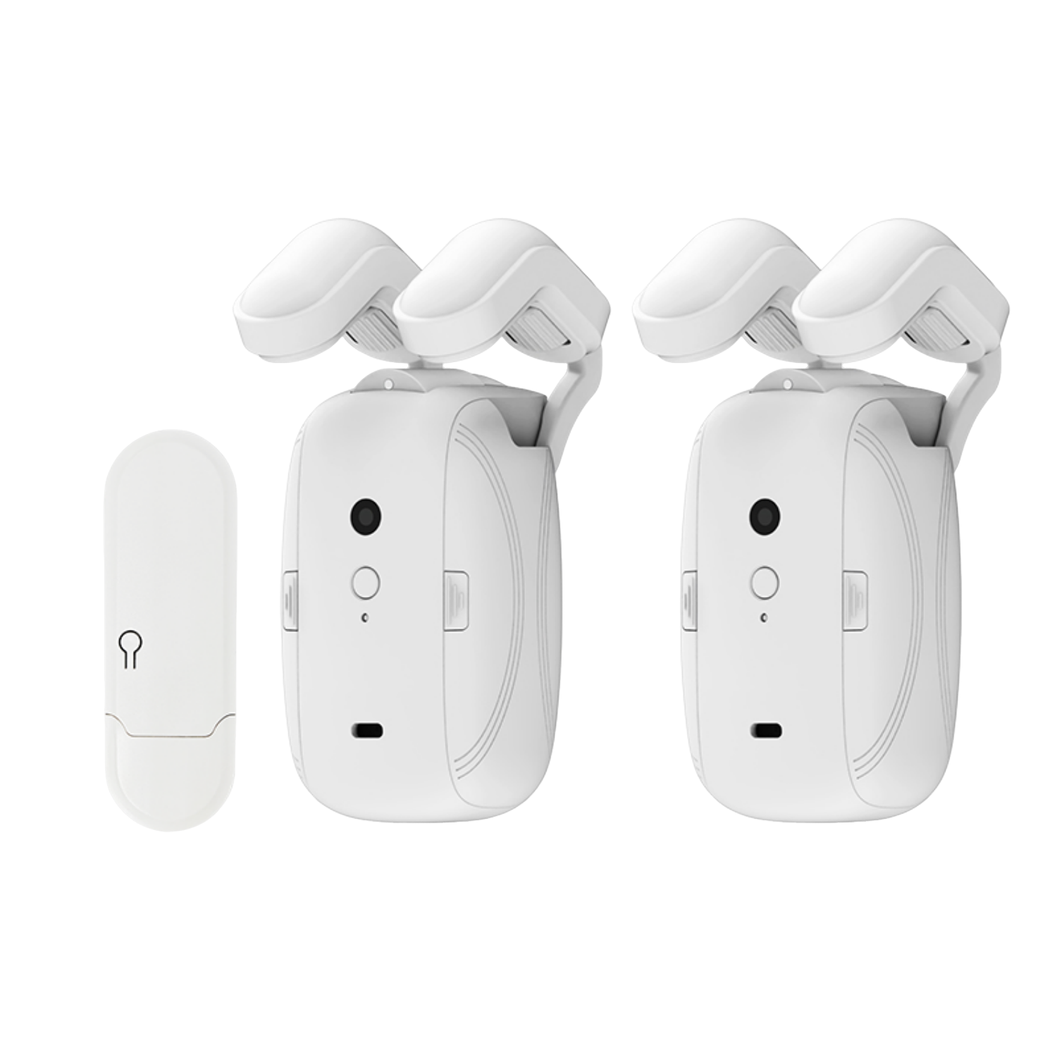 Elektrischer Vorhangöffner Tuya Mit Wlan-motor, 4000-mah-akku, Kompatibel Mit Google Home Und Alexa, Sprachsteuerung Für Gardinenstangen