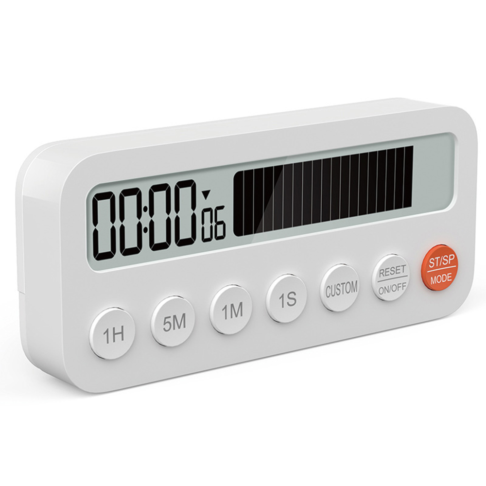 2-in-1 Digitaluhr Und -timer, Großes Lcd-display, Visuelle Countdown-funktion, Zeitmanagement-tool Für Kinder, Tests Und Übungen.