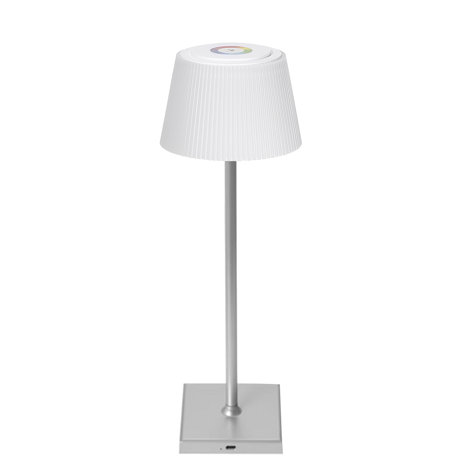 Rgb+cct-tischleuchte, Farbenfrohe Schreibtischlampe, Touch-nachttischlampe, Leselampe Für Wohn- Und Schlafzimmer, 4000 Mah Akku