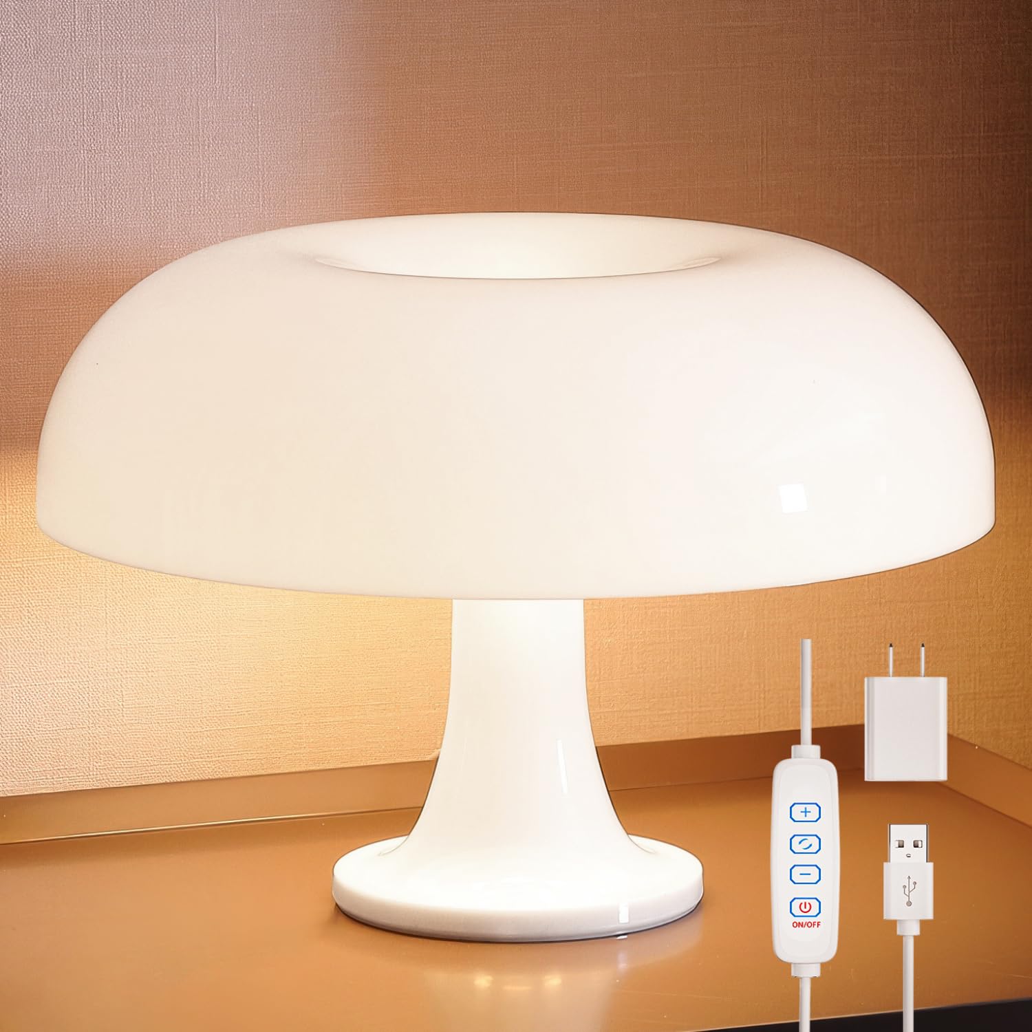 Uehict – Verstellbare, Ästhetische Lampe In Schwein- Und Donutform, 3 Beleuchtungsmodi, Retro-stil Der 70er Jahre, Einzigartig Und Unterhaltsam
