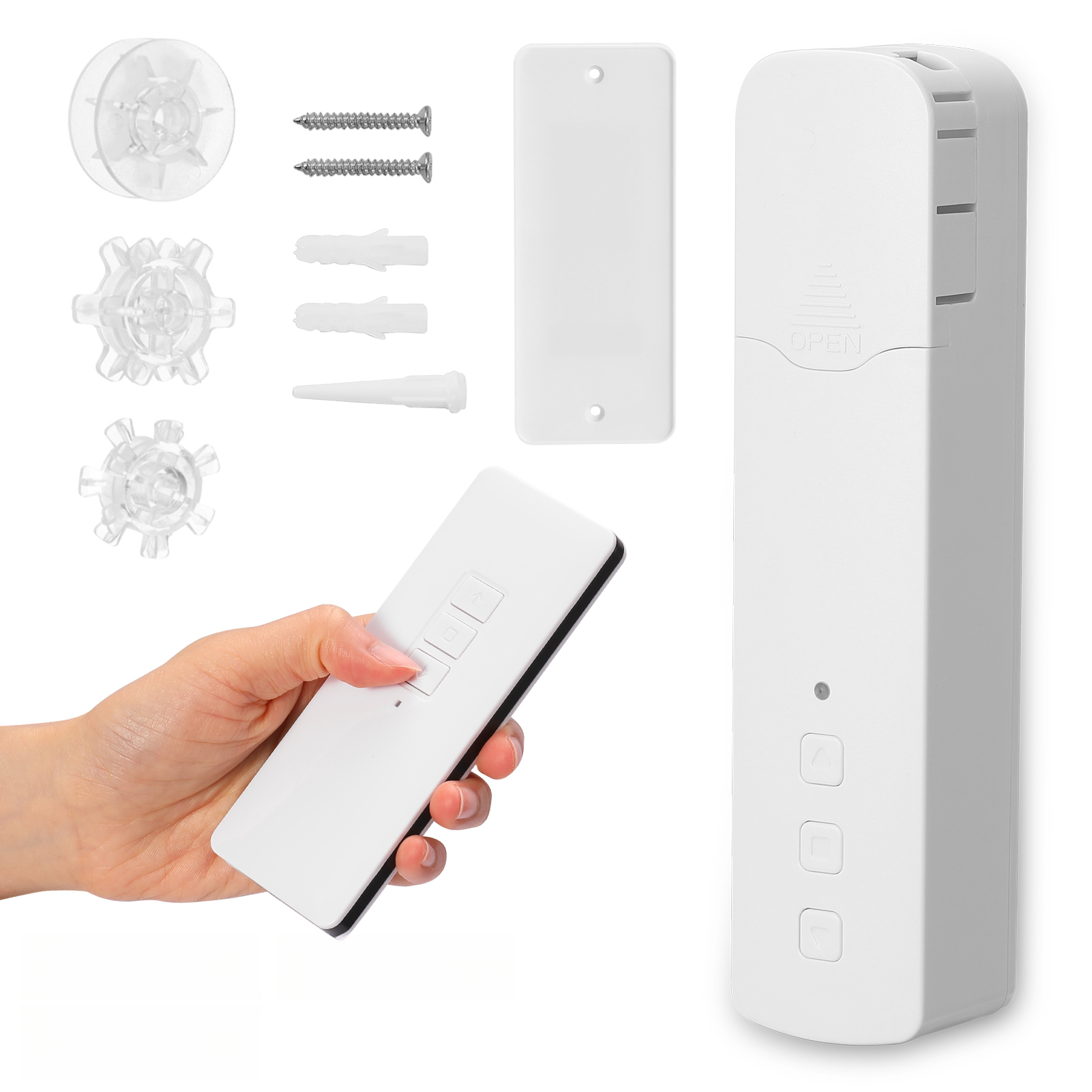 6w 0,45nm 30rpm Wlan-vorhangradmotor Mit Google Home Sprachsteuerung, Tuya-kompatibel, Für Automatische Vorhänge