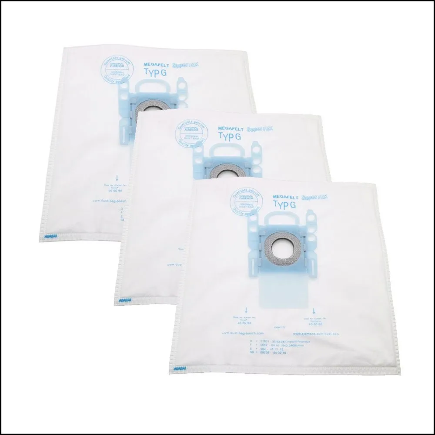 28 Cm Einweg-staubsaugerbeutel Aus Vliesstoff, 3er-pack, Hochleistungsfilter, Kompatibel Mit Düsen