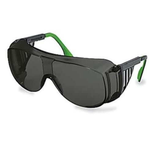 Schweißerschutzbrille 9161 infradur grau SS 5 schwarz/grün