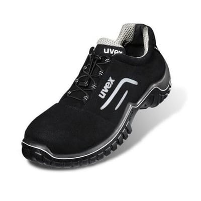 Sicherheitshalbschuh motion style 6978/8, S2 SRC ESD, schwarz/weiß, Größe 40