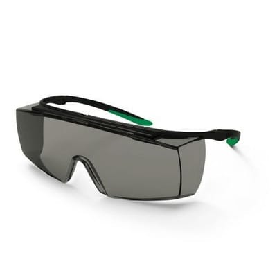 Überbrille super f OTG infradur grau SS1,7 schwarz/grün