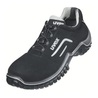 Sicherheitshalbschuh motion style 6978/8, S2 SRC ESD, schwarz/weiß, Größe 38