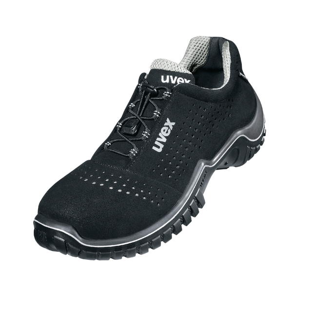 Sicherheitshalbschuh motion style 6989/8, S1 SRC ESD, schwarz, W11, Größe 42