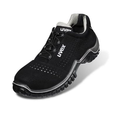Sicherheitshalbschuh motion style 6989/8, S1 SRC ESD, schwarz, W11, Größe 38