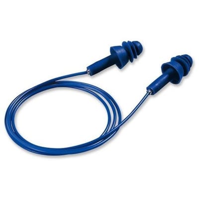 Gehörschutzstöpsel whisper+detec, blau, SNR 27dB in Stöpselbox, 50 Paar