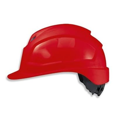 Schutzhelm pheos IES mit Lüftung, rot