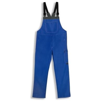 Säureschutzlatzhose 8882, kornblau/grau, Größe 44/46
