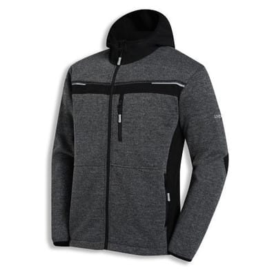 Softshelljacke 8949, melange-schwarz, Größe S