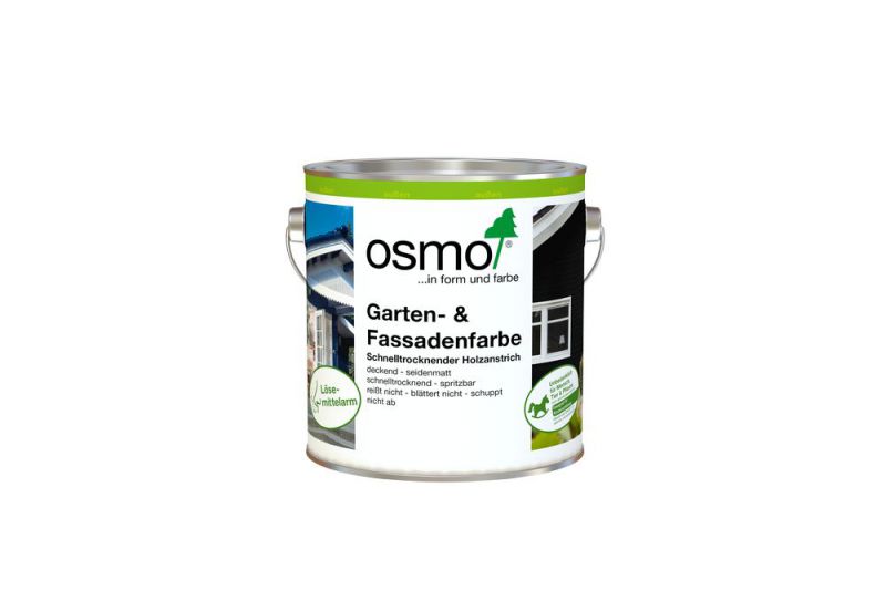 Osmo Garten- & Fassadenfarbe Feuerrot (ral 3000) 0,75 L - 13100315