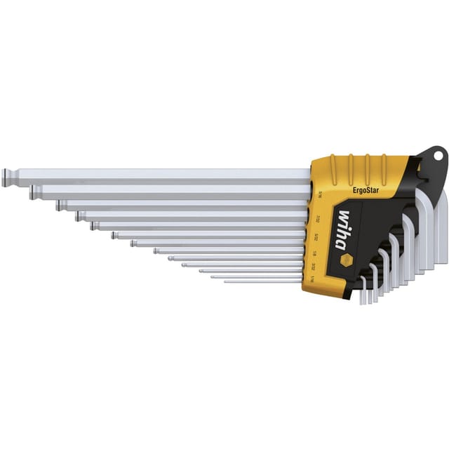 Stiftschlüssel-Set 369R HZ13 13-teilig Kunststoffhalter Sechskant außen KK
