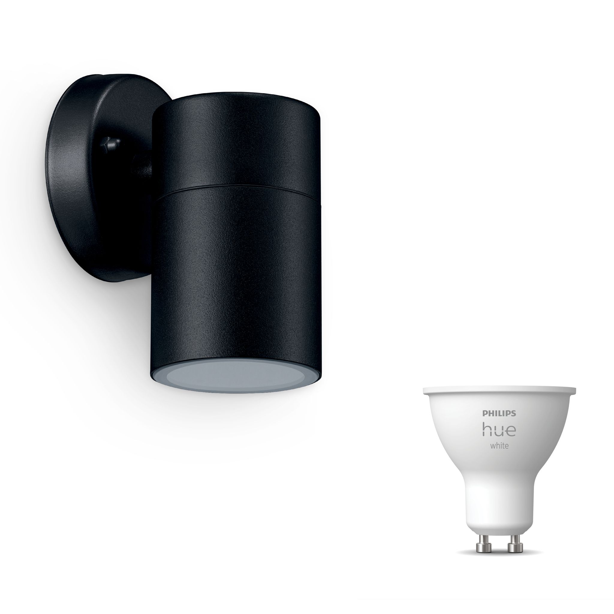 Philips Hue Kylis Wandleuchte Außen Gu10 (schwarz) Warmweißes Licht - White