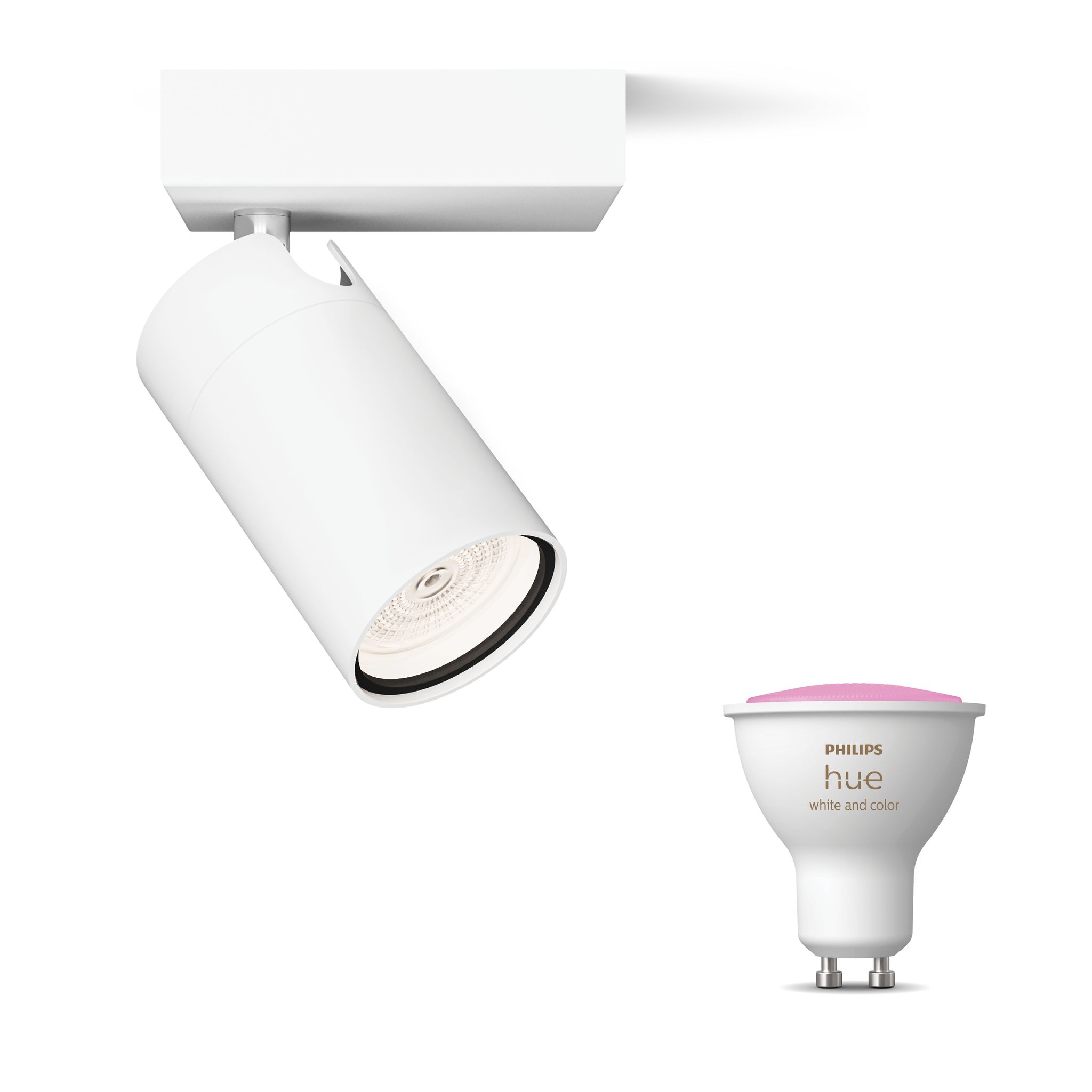 Philips Hue Idris Aufbauspot Für Badezimmer Mit 1 Lichtpunkt Gu10 (weiß) Weißes Und Farbiges Licht - White And Color Ambiance