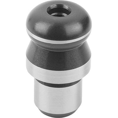 Aufnahmebolzen, Form B, Werkzeugstahl, gehärt., M3x6mm, 17mm