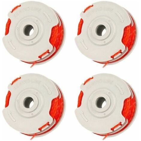 4er-pack Fly021 Trimmerfadenspulen Für Flymo-karteo Akku-trimmer