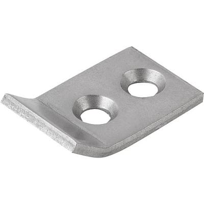 GEGENHAKEN FÜR SPANNVERSCHLUSS, EINSTELLBAR, FORM:B, EDELSTAHL 1.4301 BLANK