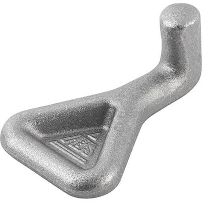 GEGENHAKEN FÜR SPANNVERSCHLUSS, SCHWERE AUSFÜHRUNG, FORM:B SCHWEIßBAR, STAHL BLANK