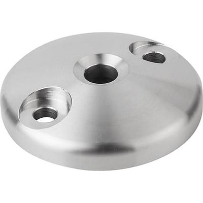 TELLER ANTI-SLIP-PLATTE, FORM:D EDELSTAHL, D=80