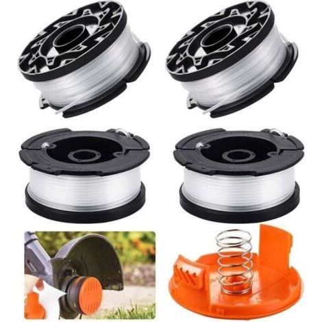 Stück Weiße Ersatzspulen Für Rasenmäher, Selbstzuführende Nylon-ersatzspule Für Trimmer/rasentrimmer, 1,65 Mm Durchmesser - Karteo