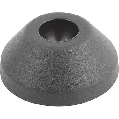 TELLER ANTI-SLIP-PLATTE, FORM:B, D=29, THERMOPLAST SCHWARZ