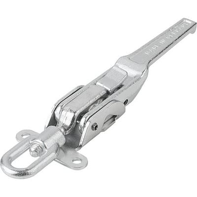 SPANNVERSCHLUSS MIT SPANNHAKEN EINSTELLBAR, SCHWERE AUSFÜHRUNG, FORM:A ANSCHRAUBBOHRUNG SICHTBAR, STAHL
