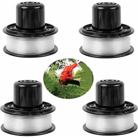A6226 Trimmerfadenspule, Kompatibel Mit Black & Decker Automatik-rasentrimmern Gl360, Gl250, Gl310 Und Gl360sb Mit 6 M Faden Trimmerfadenspule Für Black & Decker A6226, St4400, St4500 Und St5000 (4 St