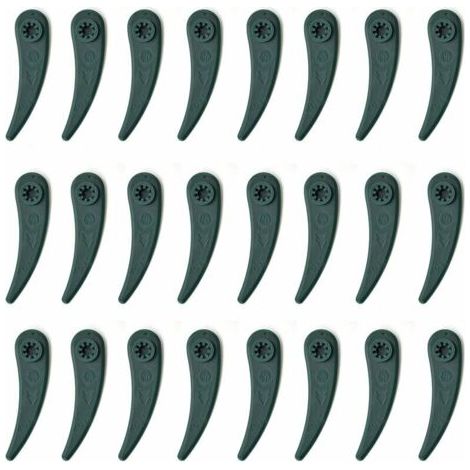 Packung Mit 24 Ersatzklingen Aus Kunststoff Für Bosch Durablade Art 23-18 Li Und Art 26-18 Li-karteo Rasentrimmer