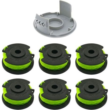 Ersatzspule Für Ryobi Rac142 36v Bürste, Zubehör Für Haarschneidemaschinen, Ersatzspule Für Rlt36b33 Und Ry36lt33a-0 Funkbürsten (6 Spulen + 1 Kappe) - Karteo