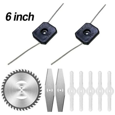 Ersatzklingen-set Für Rasentrimmer, Freischneiderklingen, Edelstahlklingen, Kunststoffklingen - Karteo