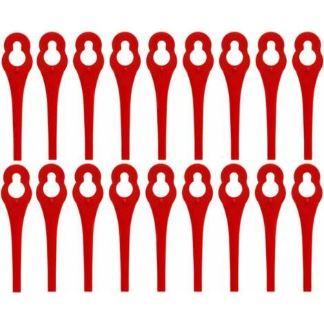 100 Ersatzmesser, Kompatibel Mit Dem Ikra Iart 2520 Rasentrimmer, Nylonmesser Für Iat 20-1m-karteo