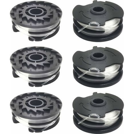 6er-packung Spulen 1,6 Mm Nylonfaden Für Lidl Parkside Rasentrimmer – Spiraldesign Für Effizientes Schneiden – Kompatibel Mit Prta 20-li, Prt 300, Prt 550-karteo