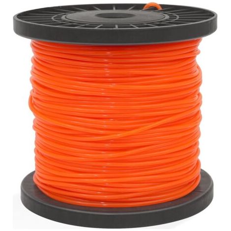 Hochleistungs-rasentrimmerfaden, 2,4 Mm X 100 M, Rundschneidfaden Aus Nylon, Spule Für Garten-freischneider, 0,095" - 328 Fuß - Karteo