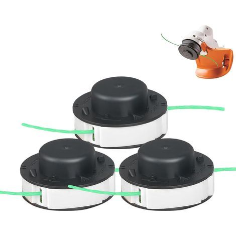3er-pack Ersatzspulen Faden Für Stihl Fsa 56, Rasentrimmerfaden Für Stihl Autocut 2-2 Fsa 56-karteo