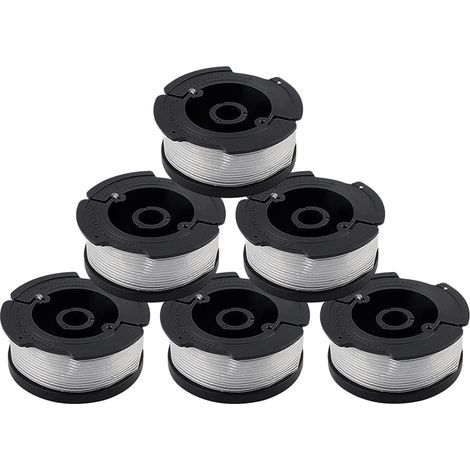 Set Mit 6 A6481 A6485 Spulen Für Black & Decker Rasentrimmer (6 Stück) - Karteo