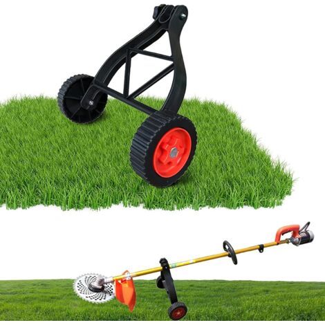 Stützräder Für Trimmer, Verstellbare Stützräder, Zubehör Für Freischneider (schwarz) - Karteo