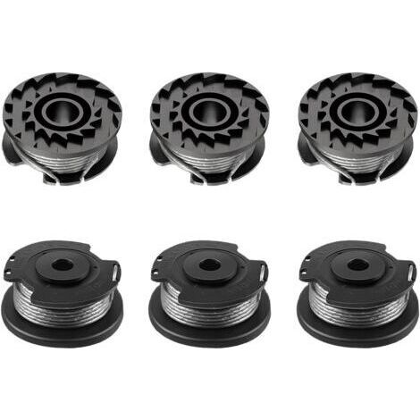 6er-pack Trimmerfadenspulen Für Bosch Art 23 Sl/art 26 Sl, Ersatz-nylonspule (f016800569+f016800385), Durchmesser: 1,65 Mm, 4,9 M – Karteo