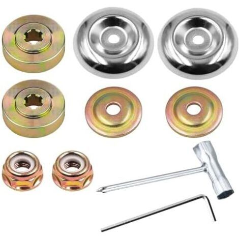 12-teiliges Freischneider-muttern-set, Metall-freischneider-unterlegscheiben, Ersatzteile Für Gartenmäher-anbaugeräte – Karteo