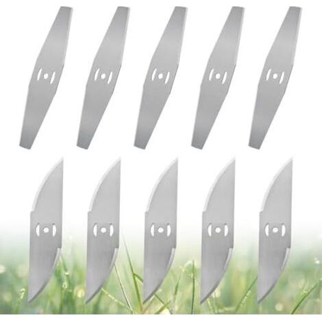 16-teiliges Rasentrimmer-messer-set: Metall-kantenschneider, Ersatz-kantenschneider, Metall-ersatzmesser, Hochleistungszubehör Für Elektrische Freischneider – Karteo