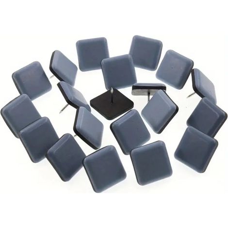 Blaue Möbelfüße 30 X 30 Mm (20 Stück) Für Tische, Stühle Und Sofas – Geräuschlose Gleiter
