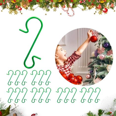 100 Weihnachtshaken, S-förmige Weihnachtskugelclips, Haken Für Weihnachtsbaumschmuck