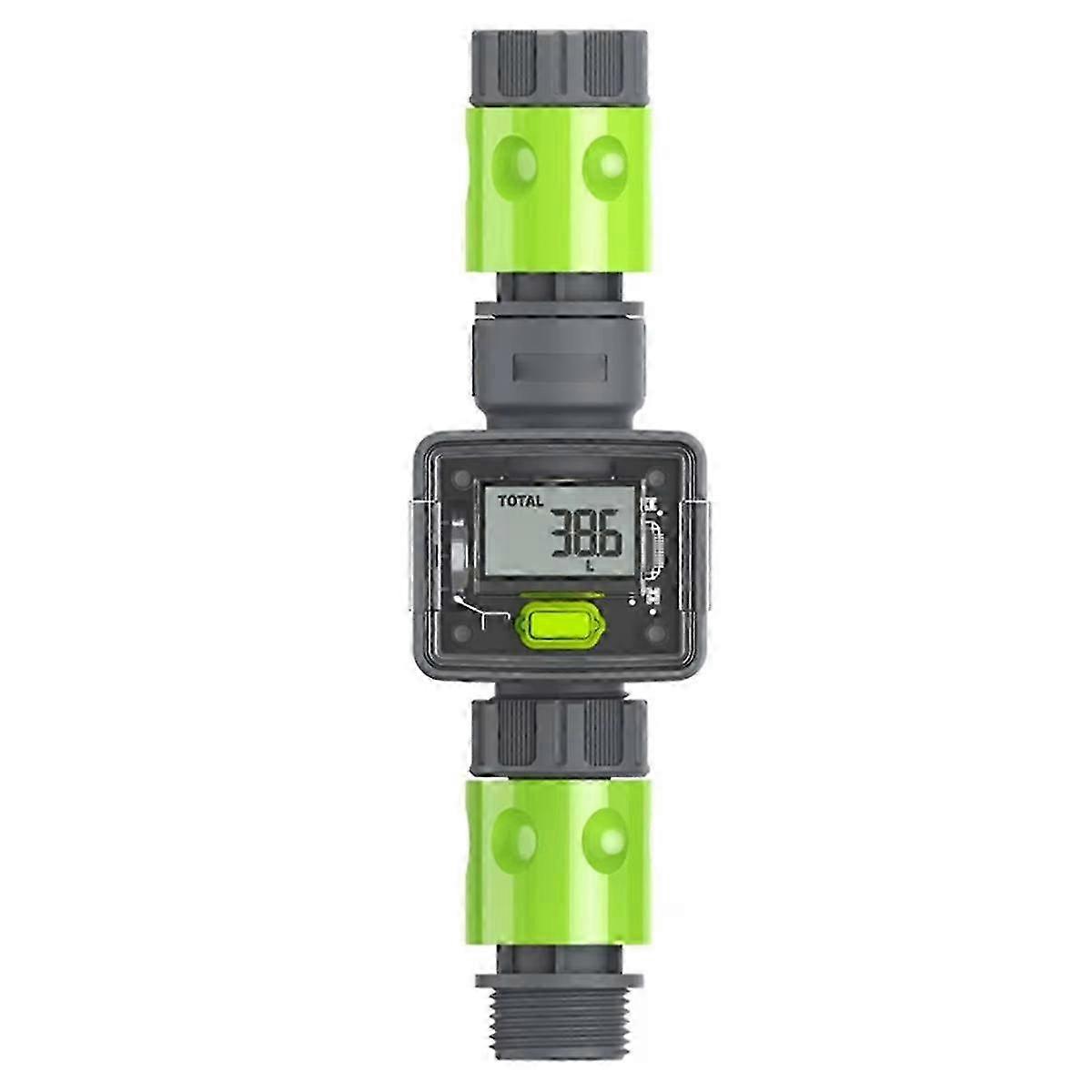 Digitaler Wasserdurchflussmesser Ipx6 Für Gartenschläuche Im Außenbereich – Berechnung Des Wasserverbrauchs – Wasserdurchflussrate 3/4 Zoll