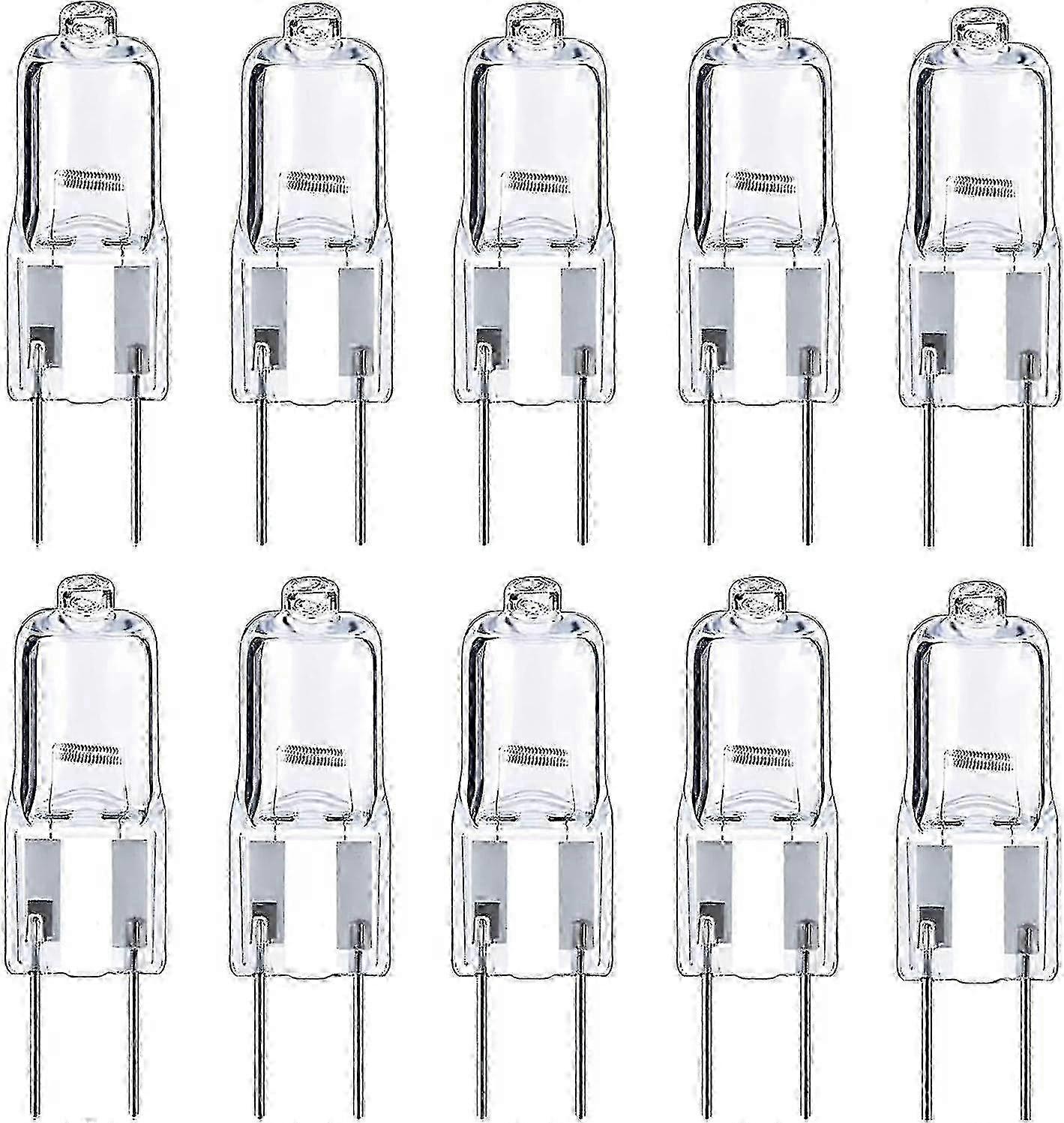 10 Stück G6.35 Halogenlampe 35w 50w 12v Dimmbare Kapsellampe Gy6.35 Landschaftsleuchte Für Unterbau