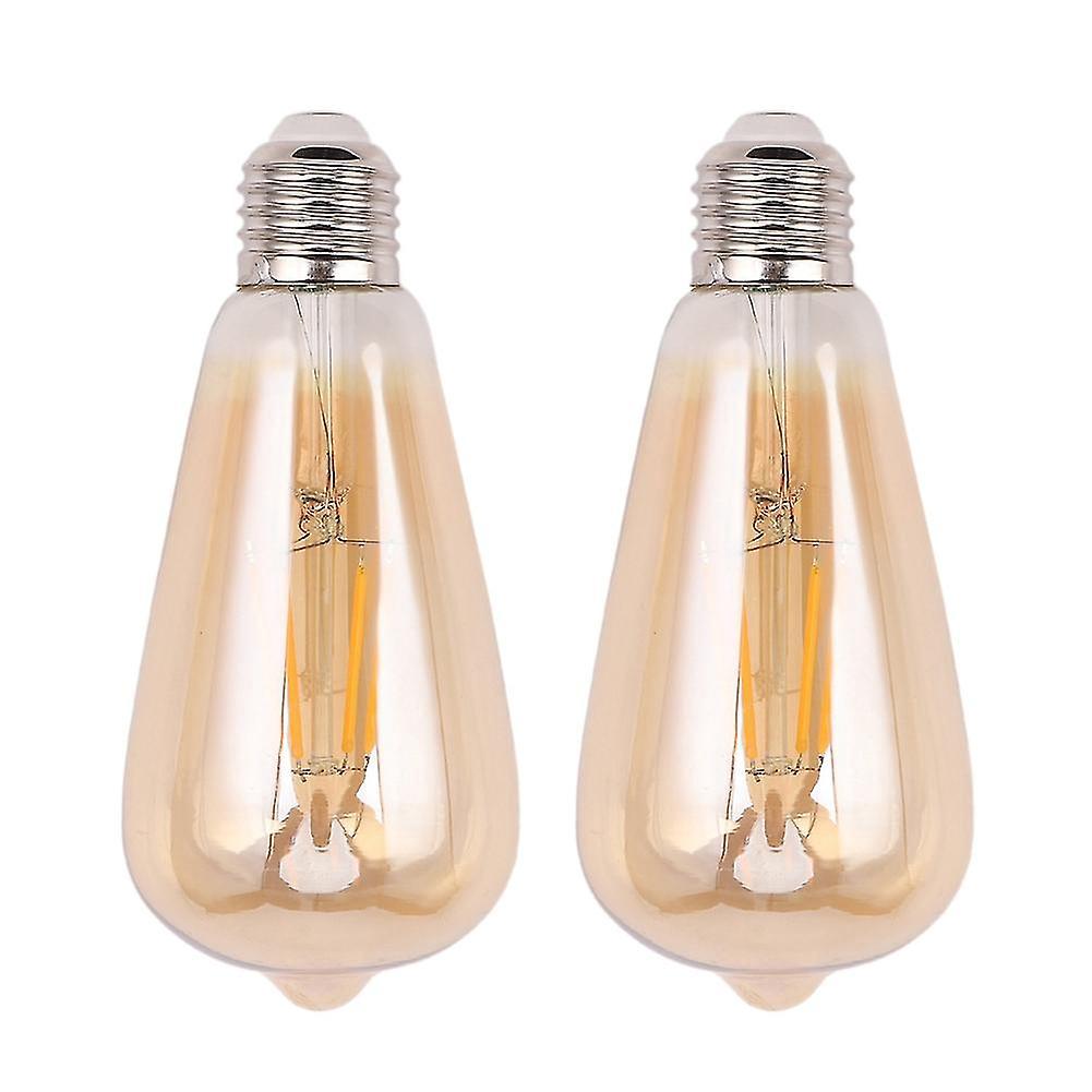 2x Dimmbare E27 4w Retro Vintage Glühlampe St64 Cob Led-lampengehäuse