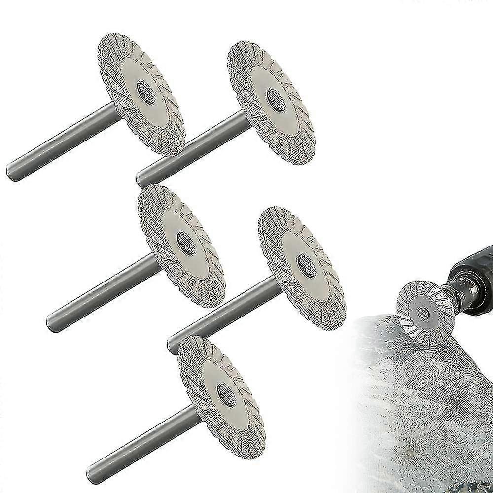 40 Mm Diamanttrennscheibe Mit 6 Mm Schaft, Trennscheibe Zum Gravieren Und Schneiden Von Fliesen, Granit Und Marmor.