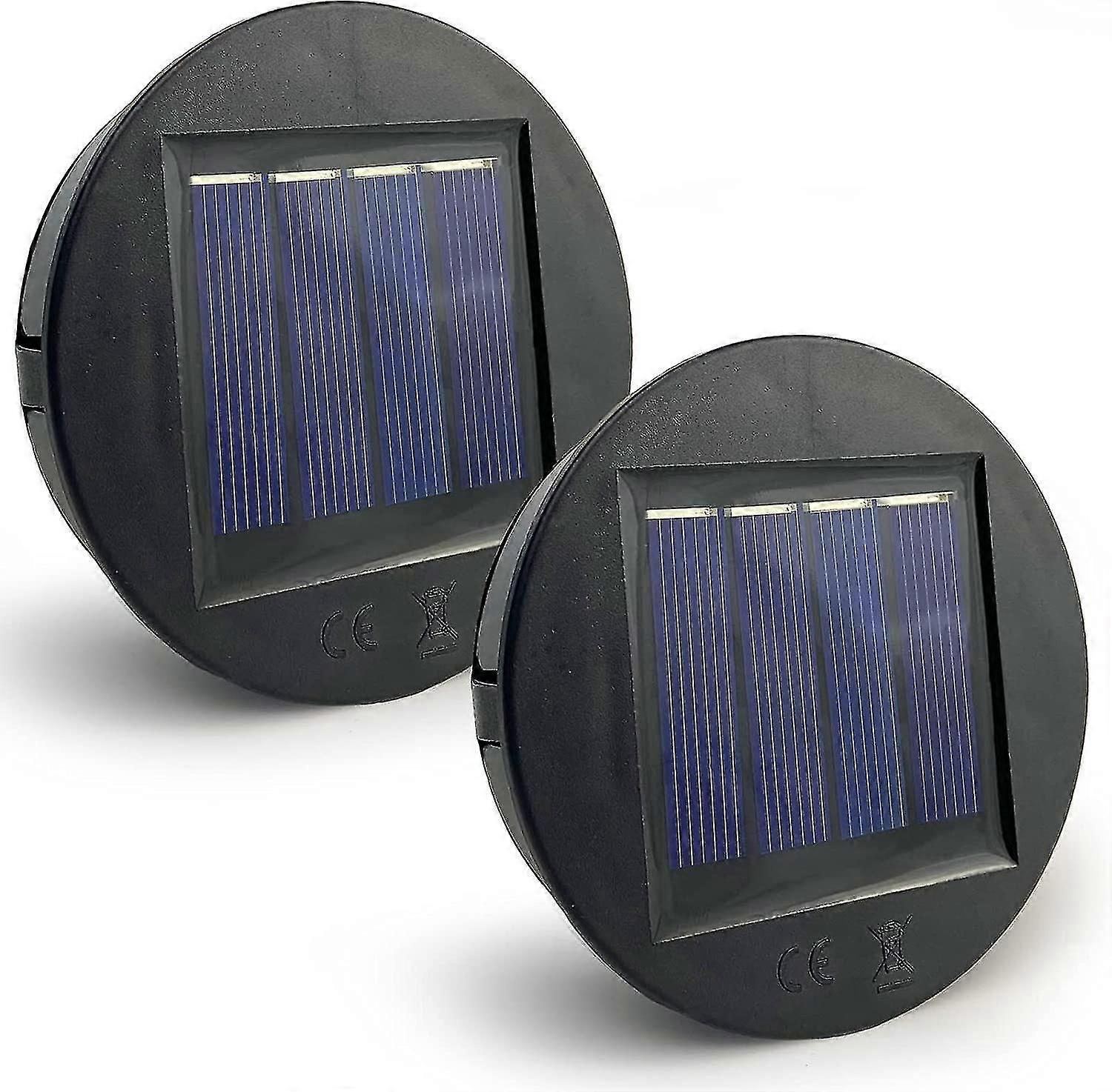 2er-pack Solarlampen Mit 8 Cm Durchmesser