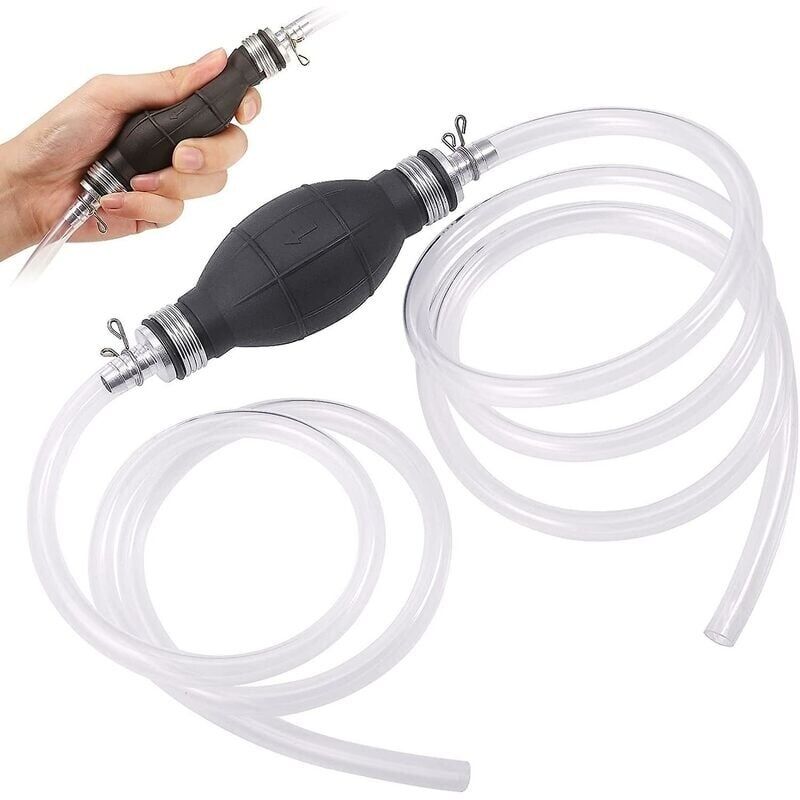 Manuelle Benzin-saugpumpe. Manuelle Diesel-umfüllpumpe, Kompatibel Mit Diesel Und Wasser. Ideal Für Suvs, Mpvs, Rasenmäher Und Aquarien.